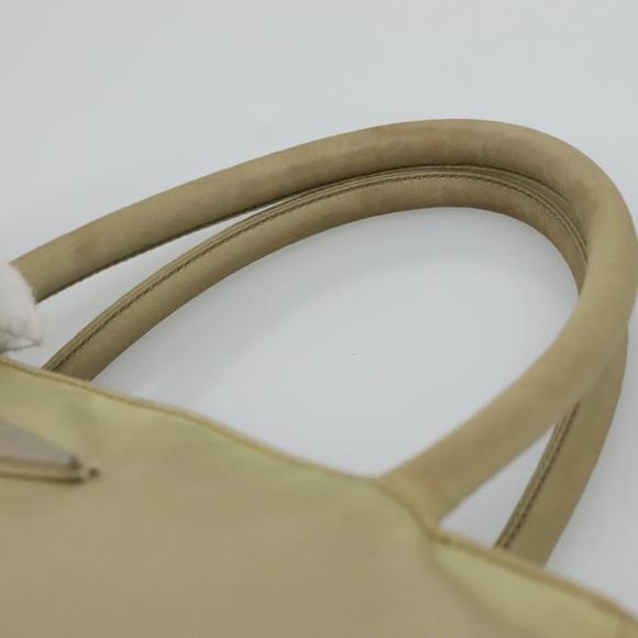 PRADA Hand Bag Nylon Beige Auth bs23980 - Picture 8 of 16